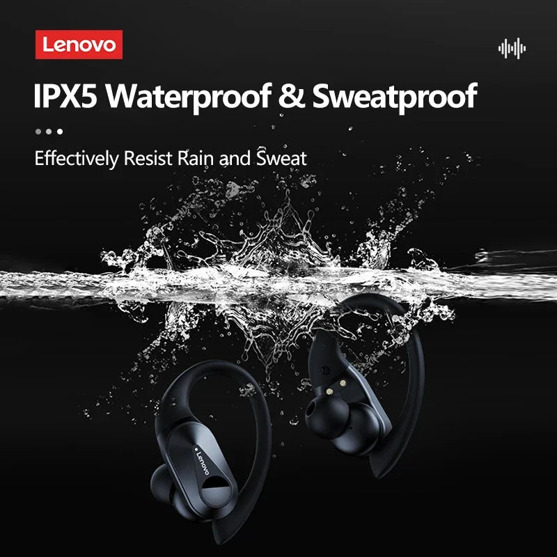 Fone de ouvido Lenovo LP75 TWS Bluetooth V5.3 Headphones,Wireless LED Digital Display