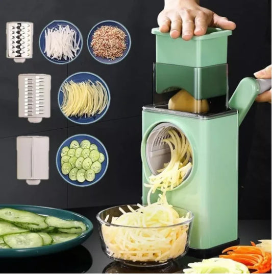 Cortador de legumes manual 3 em 1