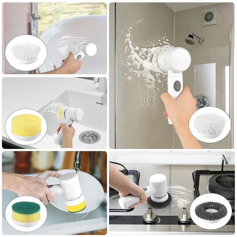 Escova de limpeza Xiaomi Electric 5 em 1