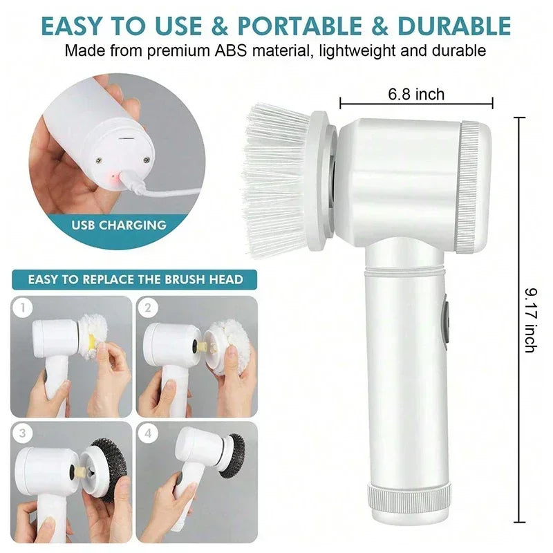 Escova de limpeza Xiaomi Electric 5 em 1